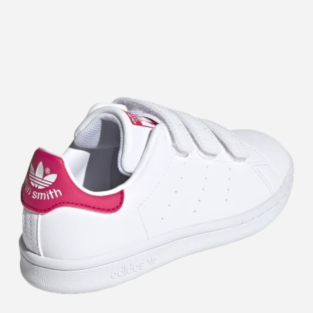 Sneakersy dla dziewczynki na rzepy adidas Originals Stan Smith CF C FX7540 33 (1UK) Białe (4064037696441) - obraz 4