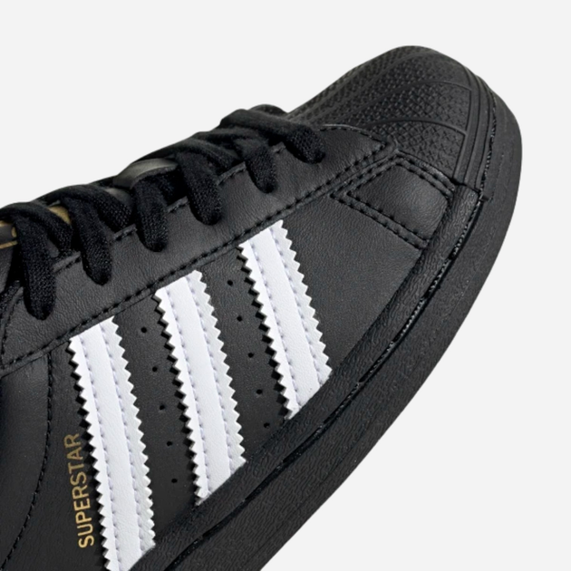 Sneakersy chłopięce adidas Originals Superstar 50 C EF5394 33.5 (1.5UK) Czarne (4062053339564) - obraz 8