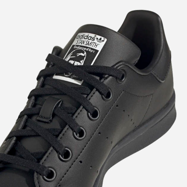 Sneakersy dziecięce dla dziewczynki adidas Originals Stan Smith J FX7523 36.5 (4UK) Czarne (4064037246424) - obraz 7