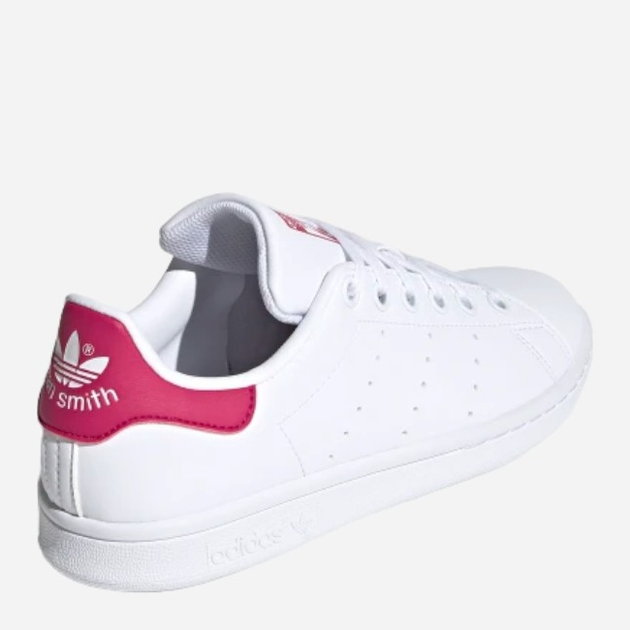 Sneakersy dziecięce dla dziewczynki adidas Originals Stan Smith J FX7522 36 (3.5UK) Białe z czerwonym (4064037246462) - obraz 4