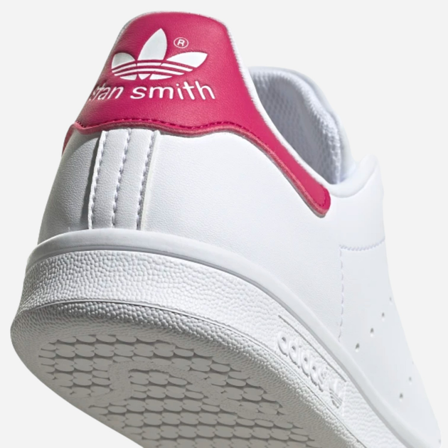 Sneakersy dziecięce dla dziewczynki adidas Originals Stan Smith J FX7522 36.5 (4UK) Białe z czerwonym (4064037252777) - obraz 8