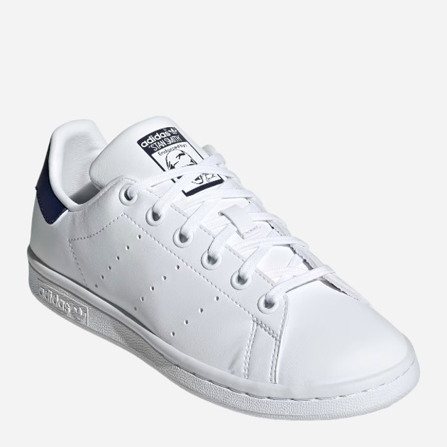 Sneakersy dziecięce dla dziewczynki adidas Originals Stan Smith J H68621 37 (4.5UK) Białe z granatowym (4064043561214) - obraz 3