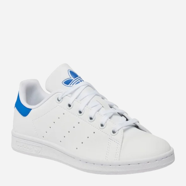 Sneakersy dziecięce dla dziewczynki adidas Originals Stan Smith J IE8110 36.5 (4UK) Białe z niebieskim (4066765292308) - obraz 3