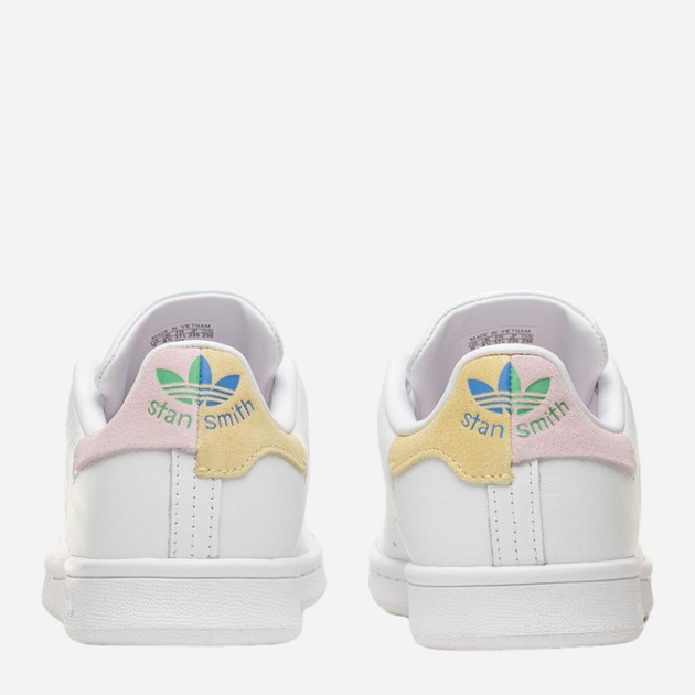 Підліткові кеди для дівчинки adidas Originals Stan Smith J IE0356 38.5 (5.5UK) Білі (4066765444295) - зображення 4