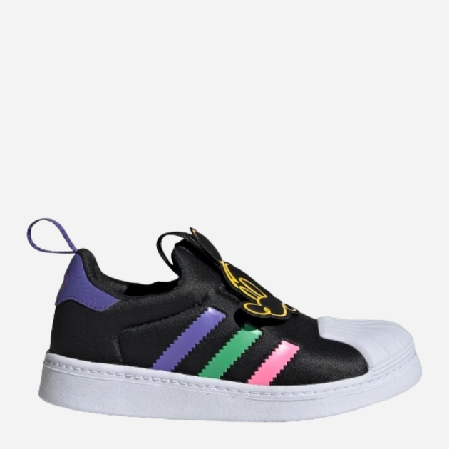 Дитячі сліпони для дівчинки adidas Originals Superstar 360 C IE0684 29 (11.5KUK) Чорні (4066765045447) - зображення 1