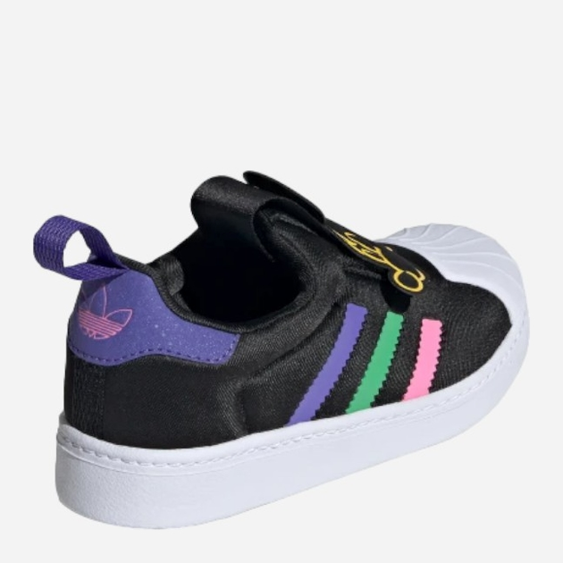 Підліткові сліпони для дівчинки adidas Originals Superstar 360 C IE0684 35 (2.5UK) Чорні (4066765045393) - зображення 4