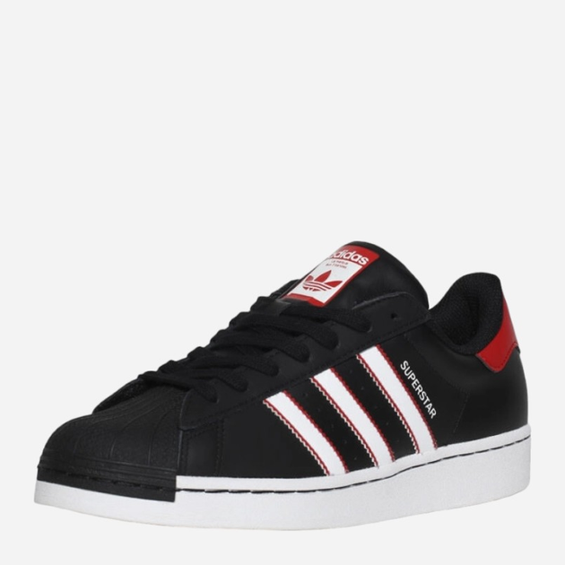 Trampki męskie ze skóry naturalnej adidas Originals Superstar IF3631 41.5 (7.5UK) Czarny/Biały (4066764429330) - obraz 2