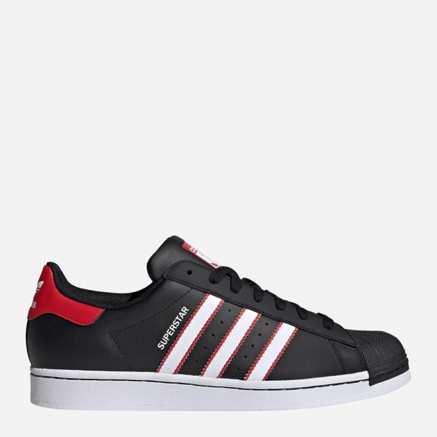 Sneakersy męskie skórzane adidas Originals Superstar IF3631 42 (8UK) Czarny/Biały (4066764429415) - obraz 1