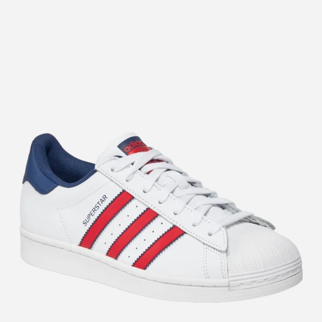 Sneakersy męskie skórzane adidas Originals Superstar IG4318 44 (9.5UK) Biały/Granatowy (4067886913059) - obraz 2