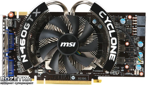 Видеокарта MSI PCI-Ex GeForce GTX 460 Cyclone 1024MB GDDR5 (256bit