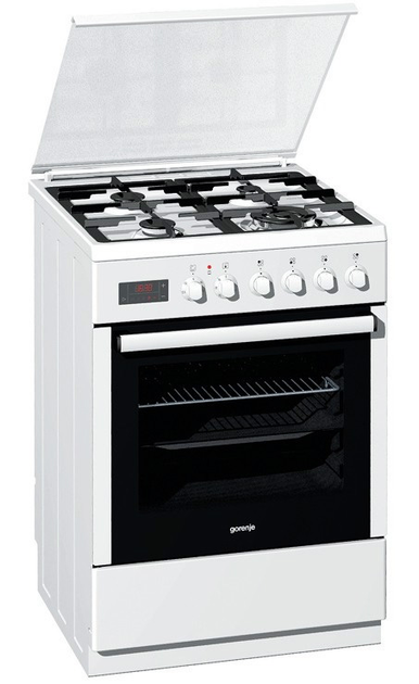 Газовая плита с электрической духовкой GORENJE K 65333 AW – фото ...
