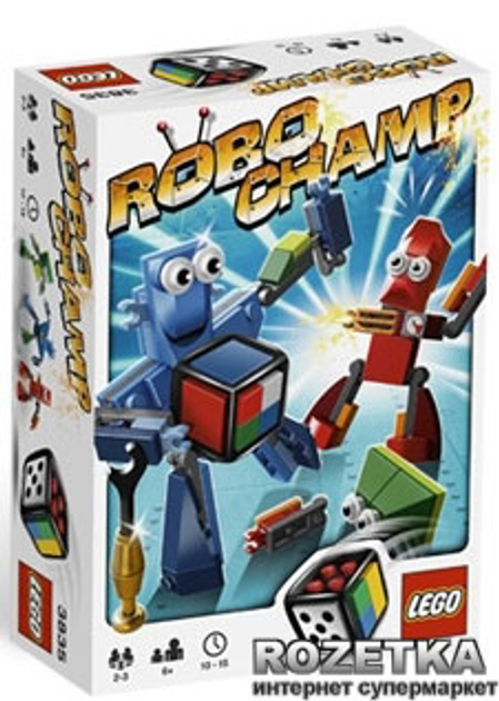 Конструктор LEGO Games (Настольные игры) Чемпион Robo (3835) – игрушки ...