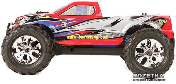 Модель автомобіля BSD Racing EP Brushless Monster Truck 4WD 1:10 2.4GHz (RTR Version) Red (BS909T-R) - зображення 3