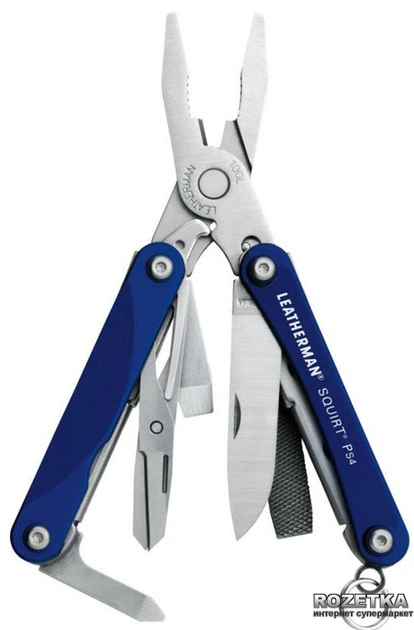 Мультитул Leatherman Squirt PS4 Blue (831231) Подарочная упаковка