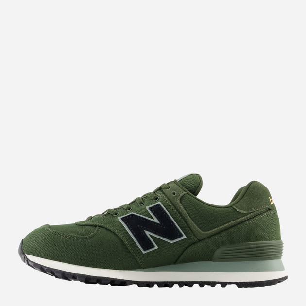 Buty sportowe męskie New Balance 574 U574 43 (9.5US) Ciemnozielone (196941379821) - obraz 3