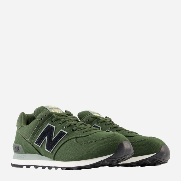 Buty sportowe męskie do kostki New Balance 574 U574 42 (8.5US) Ciemnozielone (196941379807) - obraz 2