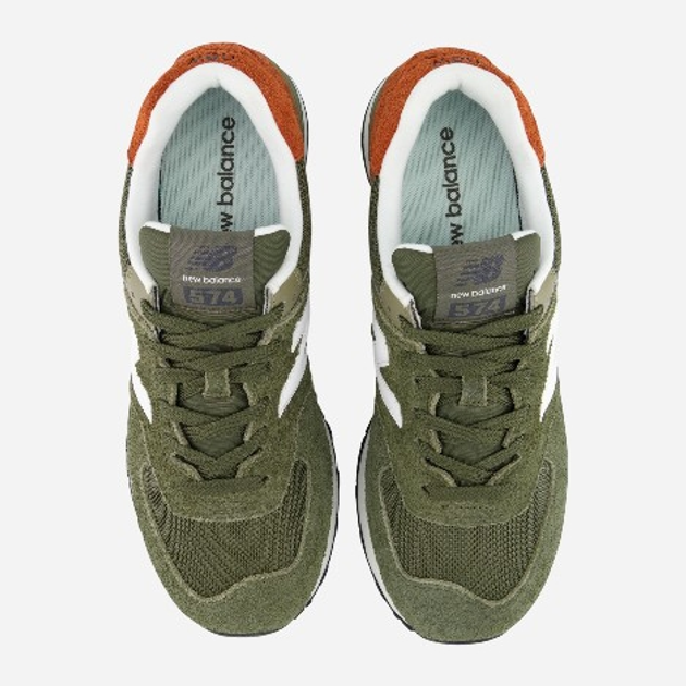 Buty sportowe męskie New Balance 574 U574 41.5 (8US) Zielone (196941374291) - obraz 4