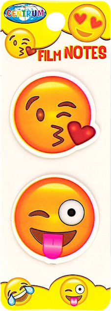 Упаковка пластиковых индексов Centrum 802304 Emoji 40х40 мм 20 листов 4 шт (2000998480257) - Фото 2 Упаковка пластиковых индексов Centrum 802304 Emoji 40х40 мм 20 листов 4 шт (2000998480257) - изображение 2