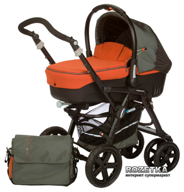 Коляска с люлькой и автокреслом Jane Nomad Formula Strata Bohemain ...