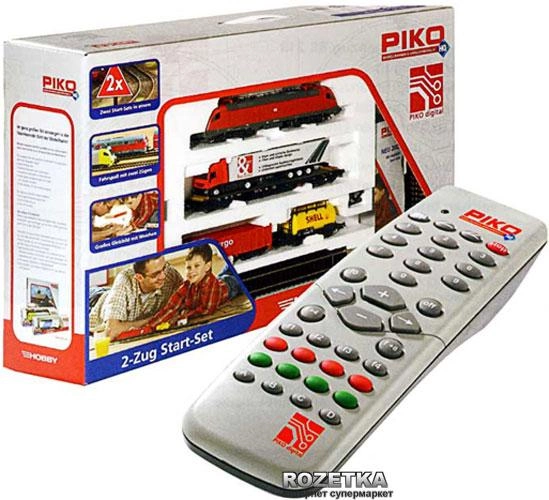 Стартовый набор модельной железной дороги Piko: 2 в 1 пассажирский и грузовой составы (57175) - изображение 1