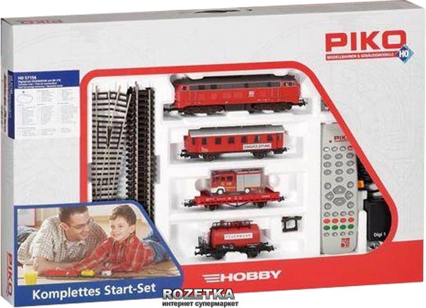 Стартовый набор модельной железной дороги Piko Feuerwehr DB (57153
