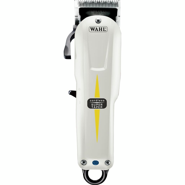 Машинка для стрижки WAHL Super Taper Cordless, акум., роторний мотор, насадок-4, гребінець, олія в компл, сталь, білий - зображення 2