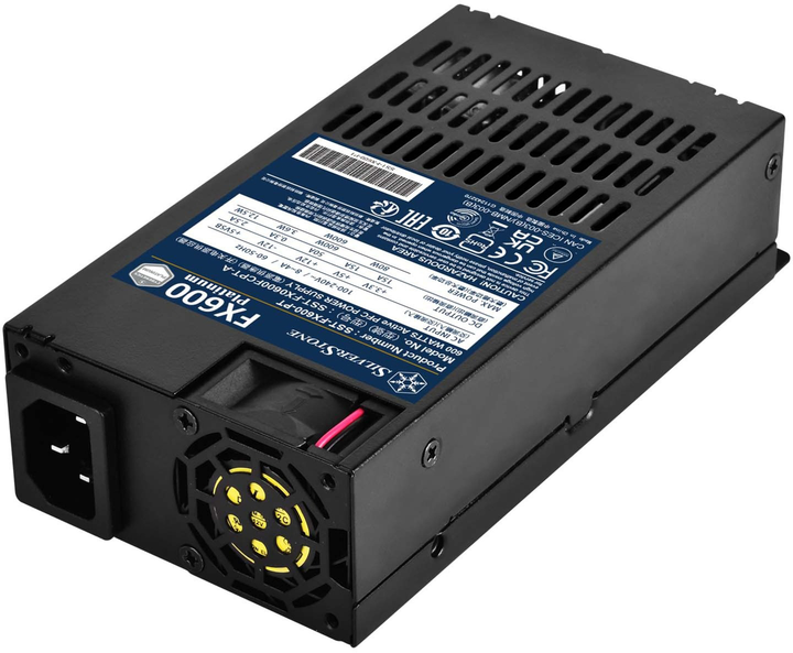 Zasilacz SilverStone FX600 Platinum 600W Black (SST-FX600-PT) - obraz 1