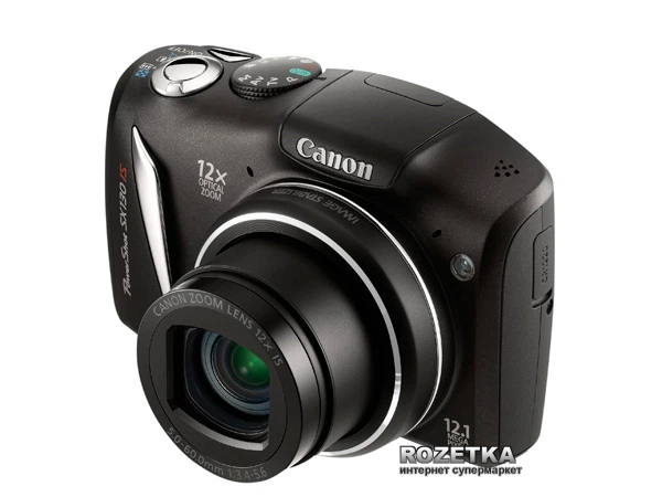 Фотоапарат Canon PowerShot SX130 IS Black купити на ROZETKA