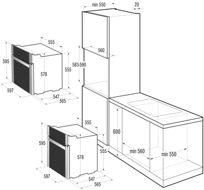 Gorenje духовой шкаф gorenje bo 755 syw