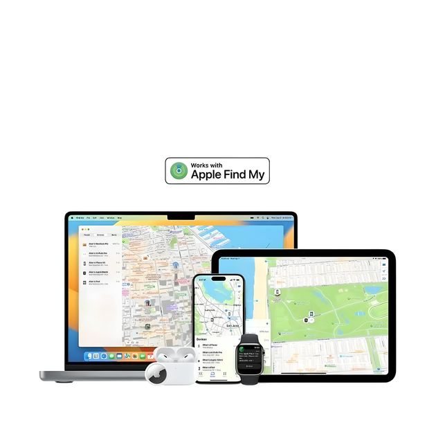 Беспроводной смарт-брелок трекер MOMAX Pinpop Lite BR10 airtag для Apple, синий - Фото 4 Беспроводной смарт-брелок трекер MOMAX Pinpop Lite BR10 airtag для Apple, синий - изображение 4