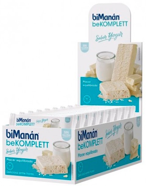 Батончики Bimanan BeKomplett Yogurt Bars 24 шт (8424259300421) - зображення 1