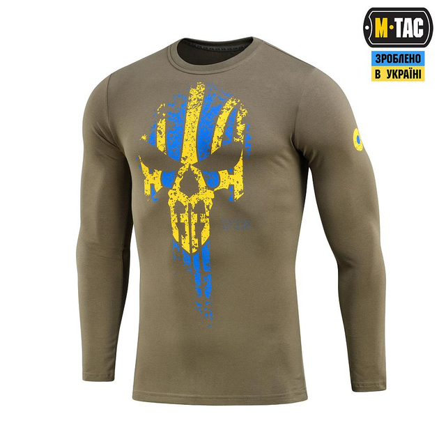 Тактична футболка M-Tac Містник довгий рукав Olive/Yellow/Blue XL - зображення 1