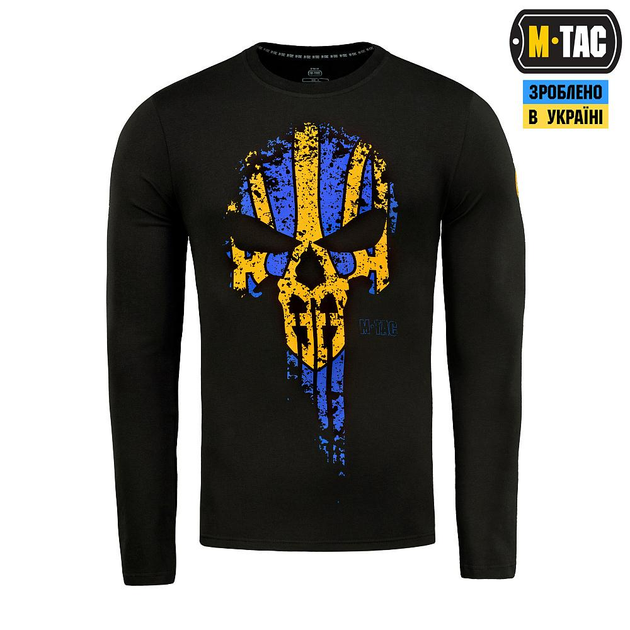 Тактична футболка M-Tac Містник довгий рукав Black/Yellow/Blue S - зображення 2