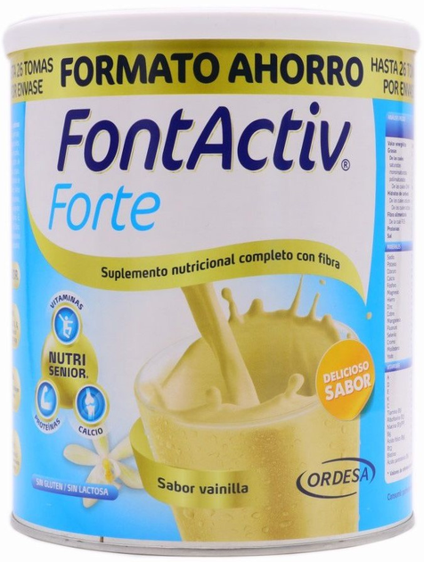 Харчова добавка Ordesa Fontactiv Forte Vanilla 800 г (8426594075637) - зображення 1