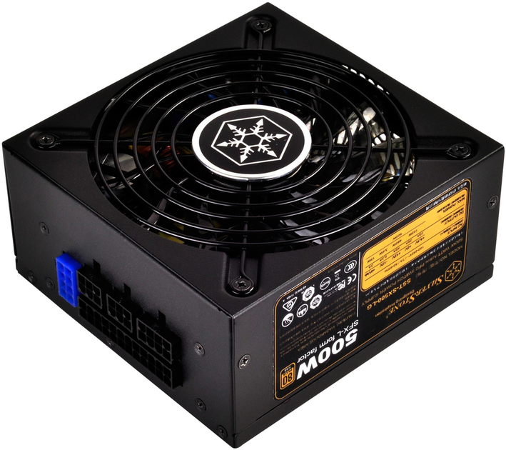 Zasilacz SilverStone SX500-LG Gold 500W V2.1 Black (SST-SX500-LG) - obraz 1