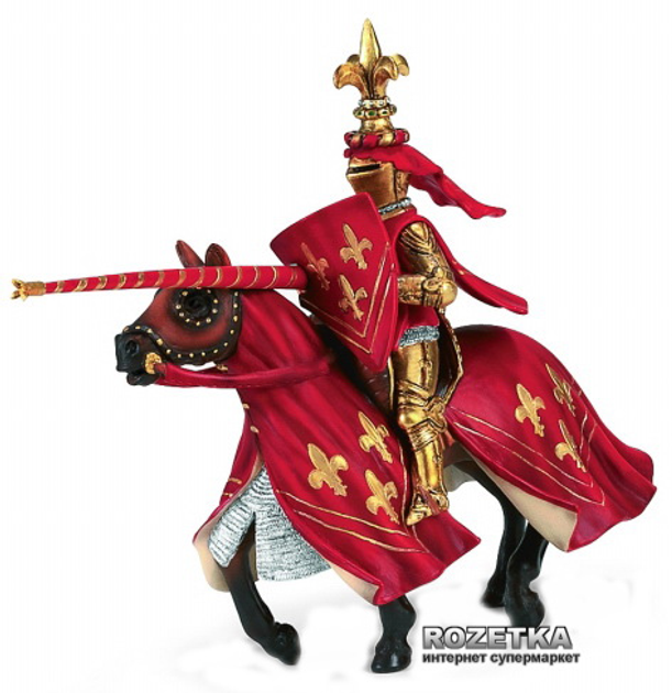 Игрушка-фигурка Рыцарь в красном на коне Турнир Schleich (70019 ...