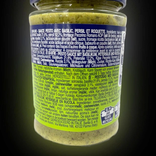 Соус песто с рукколой Barrilla Pesto Ruccola итальянский 190 г (BPR-Rucola-190) - изображение 4