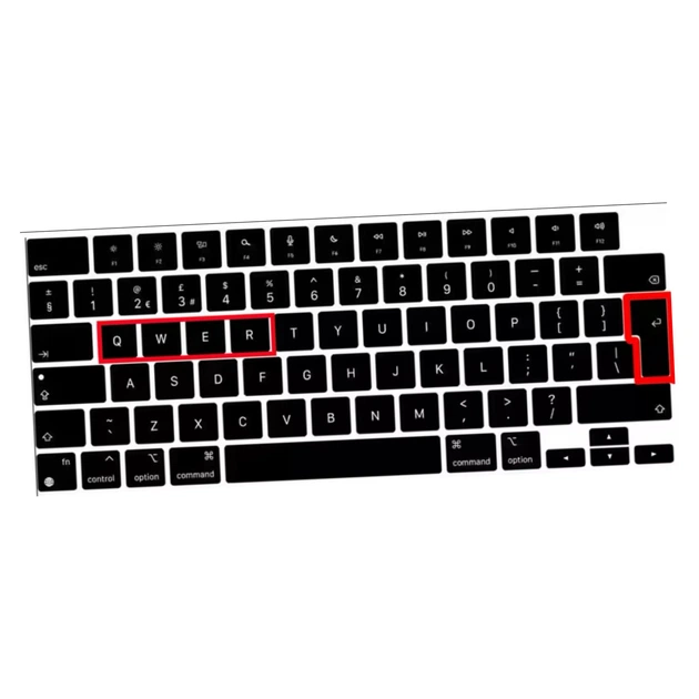 Захисна Накладка на клавіатуру Макбук MacBook Air M1 M2 M3 Pro 13