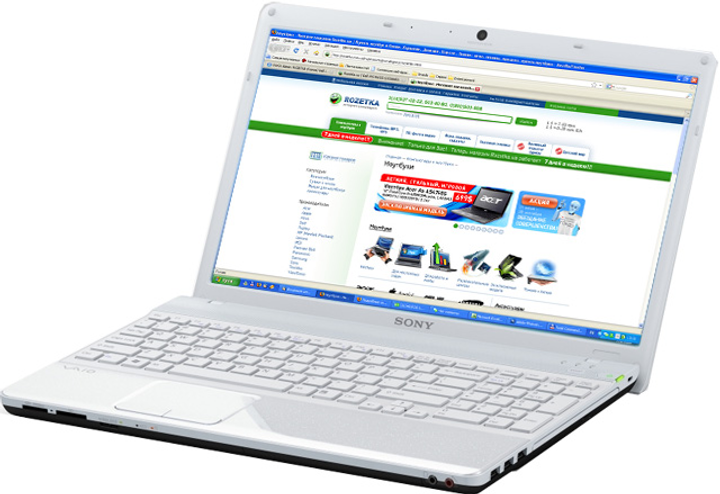 Ноутбук Sony VAIO VPCEE3E1R/WI (VPCEE3E1R/WI.RU3) White – фото, отзывы ...