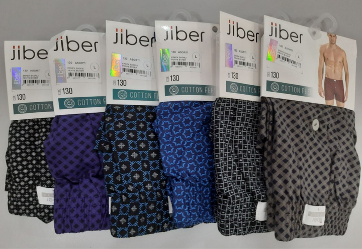 Трусы боксеры “семейные” Jiber 130 2XL Синий - изображение 2