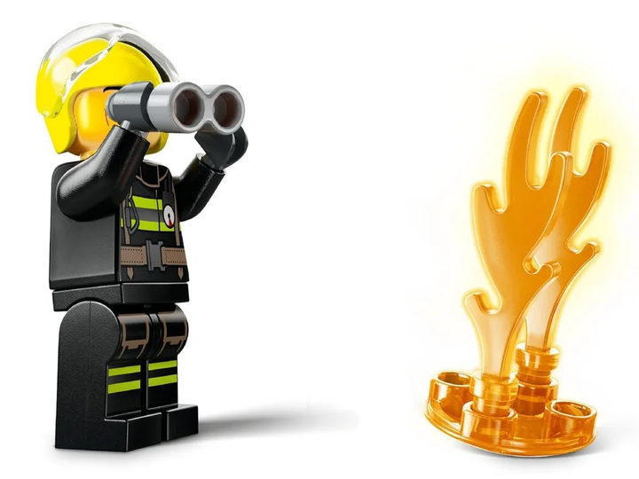 Дитячий конструктор LEGO City Пожежний рятувальний вертоліт 85 шт. деталей (60411) - зображення 4