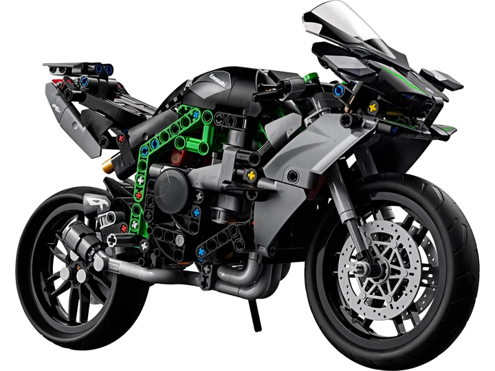 Детский конструктор LEGO Technic Мотоцикл Kawasaki Ninja H2R 643 шт. деталей (42170) - изображение 2