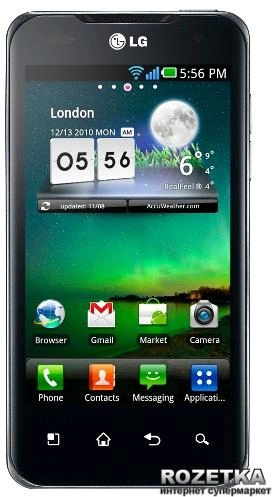 Мобильный телефон LG Optimus 2X P990 Dark Brown - изображение 1