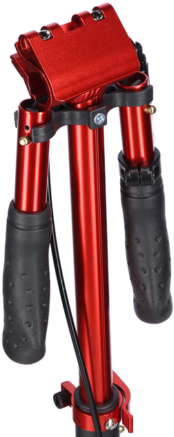 Самокат дитячий Nils Extreme HM209T Чорно-червоний (5907695557213) - зображення 4
