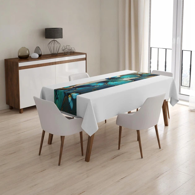Скатертина-доріжка HomeView Метелики 200 х 40 см (H-BCS182-40x200) - изображение 4