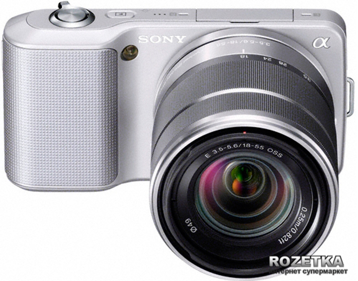 SONY α NEX/SONY 18-55mm (良品） Фотоаппарат Sony Alpha NEX-3 + объектив 18-55mm KIT Silver