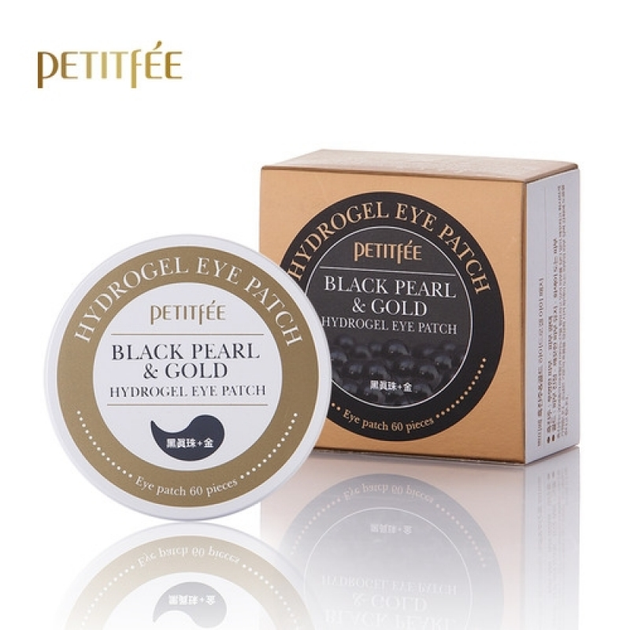 Гидрогелевые патчи для глаз с золотом и черным жемчугом Petitfee Black Pearl&Gold Hydrogel Eye Patch, 60 шт - Фото 2 Гидрогелевые патчи для глаз с золотом и черным жемчугом Petitfee Black Pearl&Gold Hydrogel Eye Patch, 60 шт - изображение 2