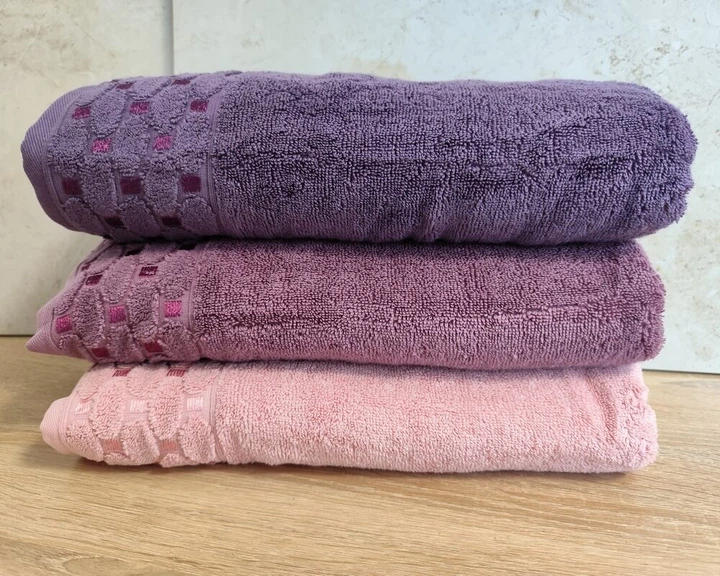 Набор махровых турецких полотенец Zeron 3 штуки 70х140 Microcotton Puanli Desen - Фото 3 Набор махровых турецких полотенец Zeron 3 штуки 70х140 Microcotton Puanli Desen - изображение 3
