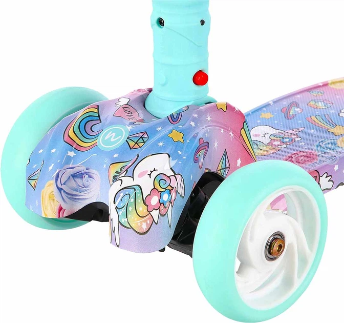 Hulajnoga dziecięca Nils Fun HLB15A Miętowa (5907695553192) - obraz 8
