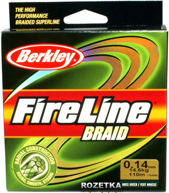 Шнур Berkley FireLine Radial Braid EFBFS14-22 110m 0.14mm 14.6kg (1154388)  – фото, отзывы, характеристики в интернет-магазине ROZETKA